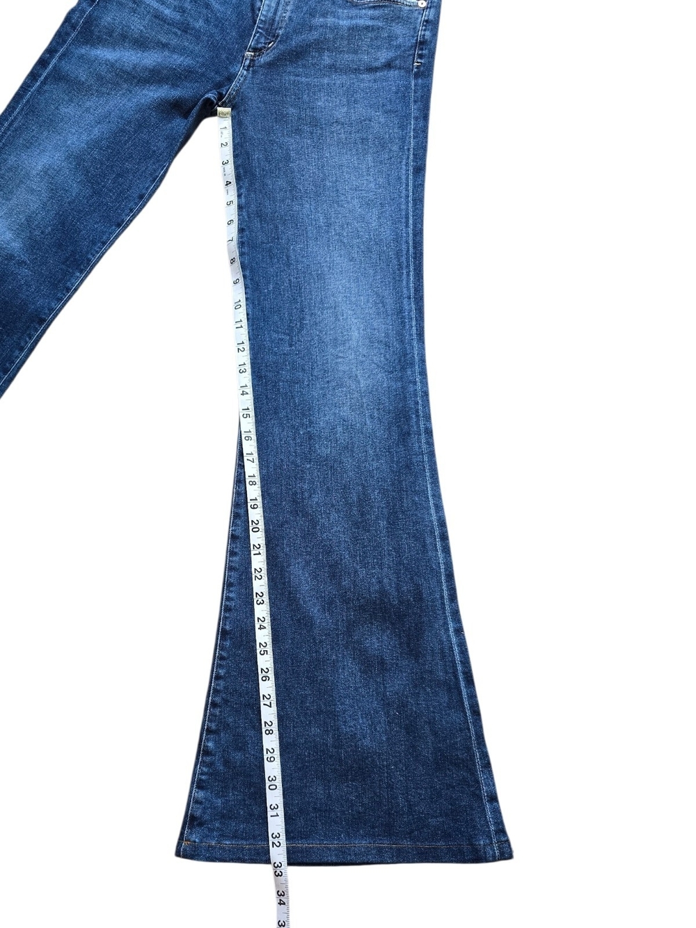 Citizens of Humanity Jeans Size 30 Blue Chloe Mid Rise Super Flare - Picture 12 of 16